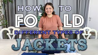 NEATIP 011 How to Fold Different Types of Jackets [upl. by Yenetruoc58]