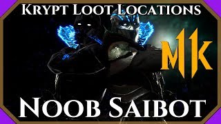 MK11 Krypt Noob Saibot Loot Locations  Guaranteed for Noob Saibot [upl. by Ecyt700]