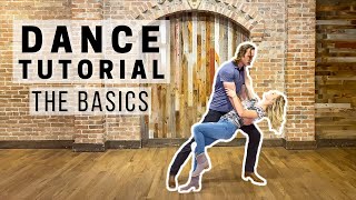 Country Swing Dancing THE BASICS Tutorial [upl. by Nodnelg173]