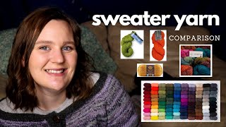 Best yarn for a sweater yarn and cost comparison [upl. by Hilar]