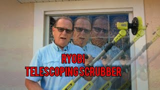 Ryobi telescoping power scrubber [upl. by Erdied]