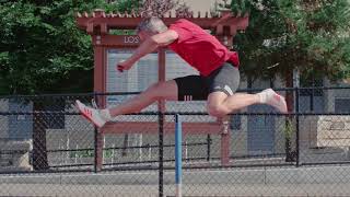 Hurdles super slow motion [upl. by Jutta]