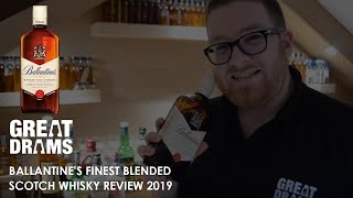 Ballantines Finest Blended Scotch Whisky Review 2019  GreatDrams [upl. by Ardnaiek]