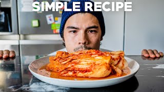 Easiest Homemade Kimchi and Kimchi Fried Rice Recipe [upl. by Nac670]