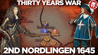 Battle of Nordlingen 1645  Thirty Years War DOCUMENTARY [upl. by Dewees]