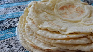 Lebanese Flatbread  Quick  No knead  Vegan [upl. by Nosittam569]