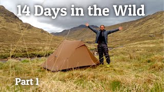 14 Days in the Wild  Solo Backpacking in the Scottish Highlands  Cape Wrath Trail Part 1 [upl. by Adeys761]