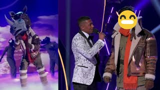 The Masked Singer  The Rhino Performances and Reveal 🦏 [upl. by Christin]