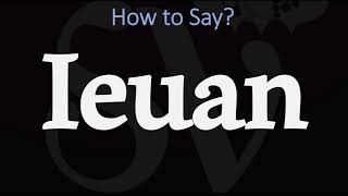 How to Pronounce Ieuan CORRECTLY [upl. by Litt998]