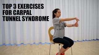 Top 3 Exercises for Carpal Tunnel Syndrome [upl. by Ellenahc]