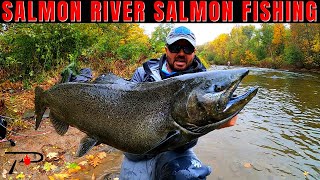 Salmon Fishing New Yorks World Famous Salmon River [upl. by Mines]