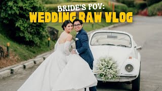 RAW WEDDING VLOG  Jen Barangan [upl. by Sirak]