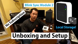 ✅ Blink Sync Module 2 Unboxing amp Setup Local Storage for WiFi Camera  No Subscription [upl. by Attenreb]