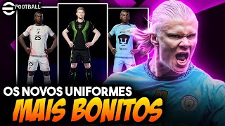 OS NOVOS UNIFORMES MAIS BONITOS DO EFOOTBALL 2025 [upl. by Einniw423]