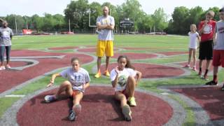 Hurdle Drills Arm and Hip Flexor Focus [upl. by Witcher]