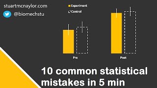 Ten Statistical Mistakes in 5 Min [upl. by Eiznek590]