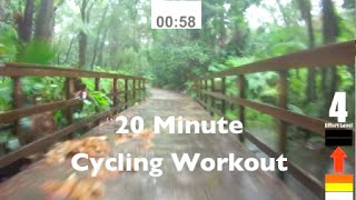 20 Minute Indoor Cycling Workout [upl. by Benilda]