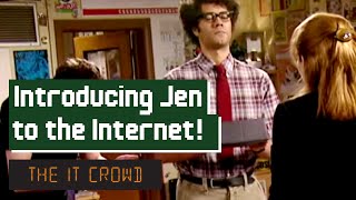 Moss Introduces Jen To The Internet  The IT Crowd Series 3 Episode 4 The Internet [upl. by Hortense240]