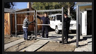 DIY Metal Gates and fence project [upl. by Eldon857]