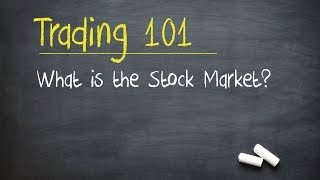 Trading 101 What is the Stock Market [upl. by Kaia]