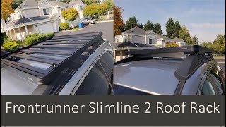 Frontrunner Slimline 2 Roof Rack Review  2017 Subaru Outback [upl. by Ramuk424]