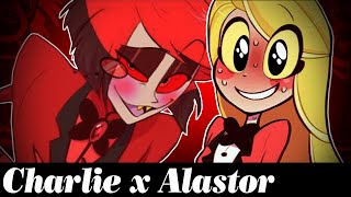 【Hazbin Hotel Comic Dub】CHARLIE X ALASTOR  Charlastor Compilation [upl. by Imaon]