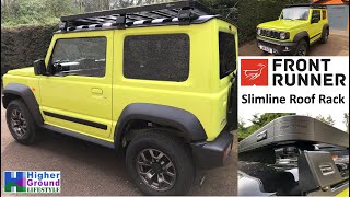 Fitting the Front Runner Slimline II Roof Rack to my 2020 Suzuki Jimny [upl. by Lymann]