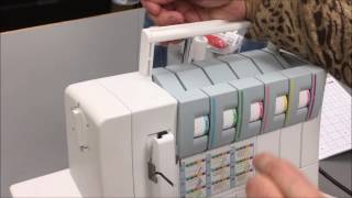 Coverstitch on the Pfaff Serger [upl. by Schlessel]