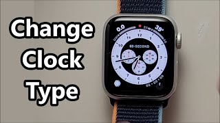 Apple Watch How to Change Clock Face [upl. by Aihsatsan]