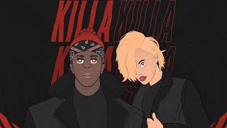 KSI – Killa Killa feat AiyanaLee Official Lyric Video [upl. by Jasmin]