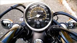 2014 Yamaha V Star 250 Review and Ride [upl. by Nylanej964]