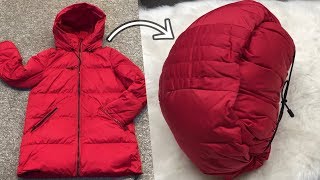 How To Pack It Down Jackets and Outerwear Neatly [upl. by Nahc55]