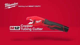 Milwaukee® M12™ Copper Tubing Cutter [upl. by Gibbons729]