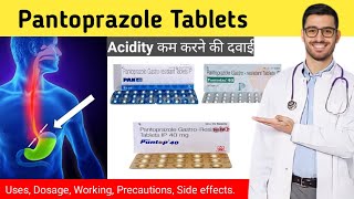 Pantoprazole 40 mg hindi  Pantoprazole tablet uses in hindi  Pan 40 tablet [upl. by Levin]