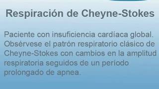 Video 38 Respiración de Cheyne Stokes [upl. by Anawt]