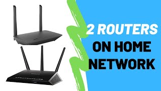 How To Connect 2 Routers On 1 Home Network [upl. by Yralam]