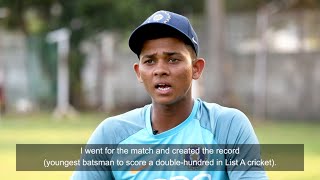 ICC 360 Meet inspirational Indian U19 cricketer Yashasvi Jaiswal [upl. by Truman]