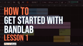 HOW TO Get started with BandLab Lesson 1 [upl. by Desta]