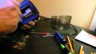 How to Repair a Jammed Electric Pencil Sharpener [upl. by Tobiah]