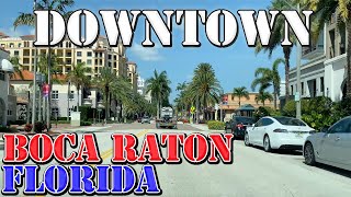 Boca Raton  Florida  4K Downtown Drive [upl. by Villada]