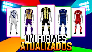 UNIFORMES MAIS BONITOS DO EFOOTBALL 2025 MOBILE [upl. by Yenhpad841]