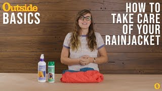 How to ReWaterproof Your Rainjacket  Outside [upl. by Sikes149]