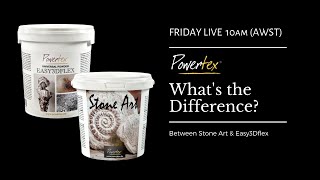 Whats the Difference Between Powertex Stone Art and Easy3Dflex [upl. by Agnella737]