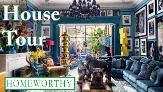 HOUSE TOUR  Inside A Maximalist New York City Townhouse [upl. by Noryk232]