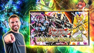 NEW YuGiOh Legendary Hero Decks Box Opening amp Review [upl. by Preston315]