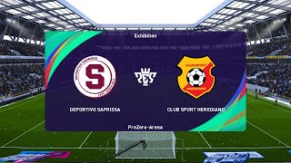 Deportivo Saprissa vs Herediano 24042023 Primera Division de Costa Rica PES 2021 [upl. by Metsky664]