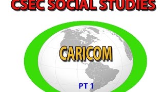 CARICOM CSEC LECTURE SERIES SOCIAL STUDIES [upl. by Suryc]