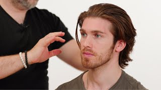 Trending Medium Length Haircut  TheSalonGuy [upl. by Eijneb]