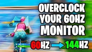 Increase Refresh rate for FREE  How to Overclock your 60Hz Monitor AMD Intel Nvidia [upl. by Service]