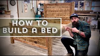 DIY Bed Build  How to Build a Bed [upl. by Yrgoerg]